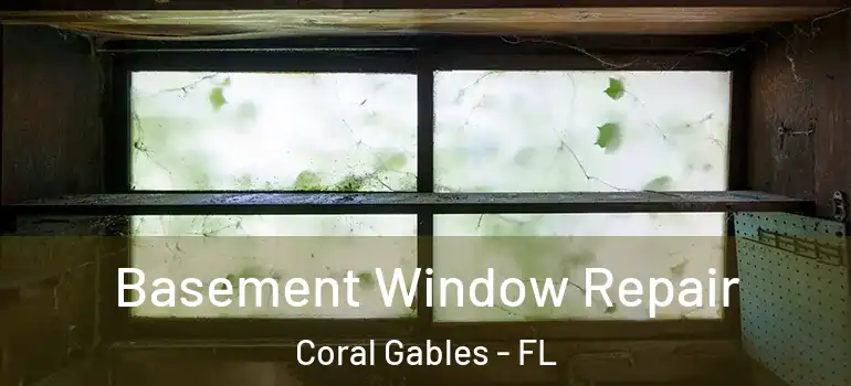  Basement Window Repair Coral Gables - FL